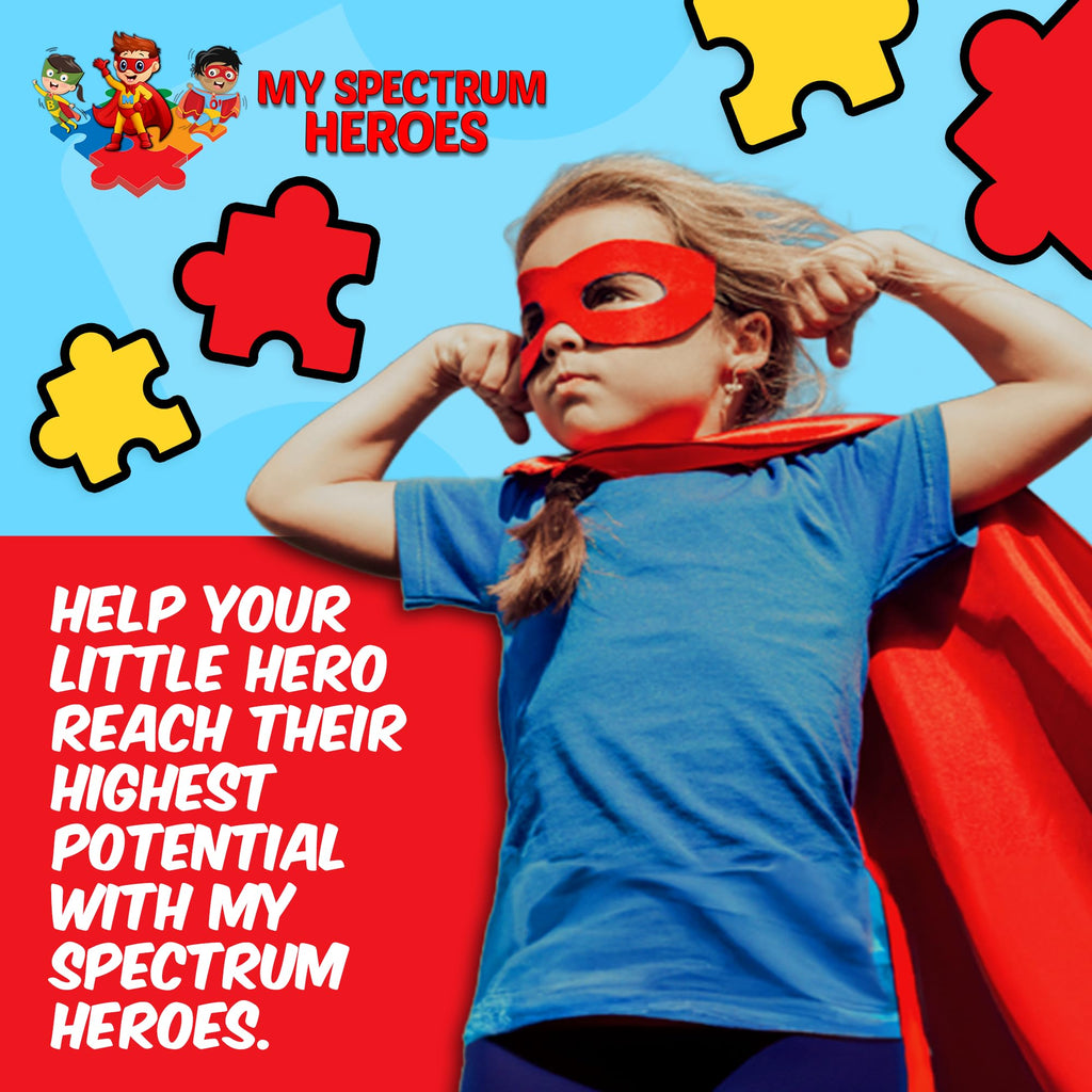 My Spectrum Heroes Calm & Focus Supplement Drops - Brain Support with L-theanine, GABA, Huperzine A - Enhance Focus for Kids or Adults - Boost Concentration for Kids & Teens - 2.02 FL oz. (60 ml)