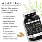 Durable Blood Pressure – Benolea Olive Leaf & Enovita Grape Seed Extract – Healthy Circulation, Nitric Oxide & Artery Support – Doctor Formulated, Vegan, Non-GMO, Made in USA (180 Capsules)