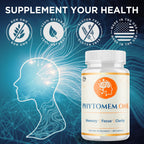 (5 Pack) Phytomem One Capsules, Official PhytomemOne Pills with All Natural Ingredients, Advanced Memory Support Supplement Brain Support Health and Wellness with Premium Multivitamins (300 Capsules)