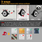 PREXISO 2-in-1 Stud Finder with Laser Level, Rechargeable Multi Surface Cross Line Laser & Wall Stud Scanners Tool for Hanging Frames & Picture, Wood Ac Wire Metal Studs Pipe Detection Gift for Dad