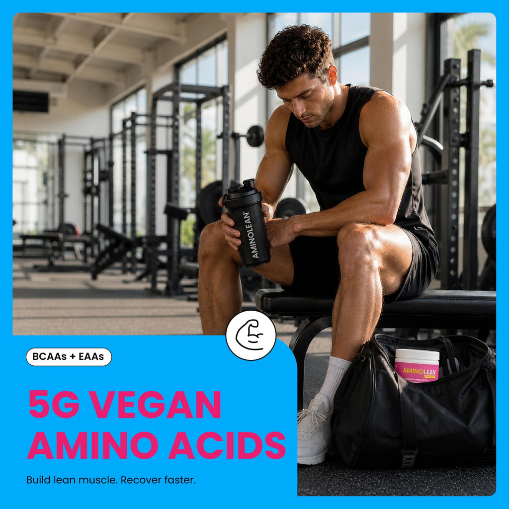 AminoLean Pre Workout Powder - Natural Amino Energy with Vegan Amino Acids