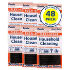 PUMIE Flexi-Scour, 5.5 x 4 Inch Flexible Scrubbing Screen for Household Cleaning, Flexible Scouring Mesh Pad, FLEX-12 C Abrasive Grit Cleaning Screen for Grill, Removes Carbon, Rust, Scale(Pack of 48)