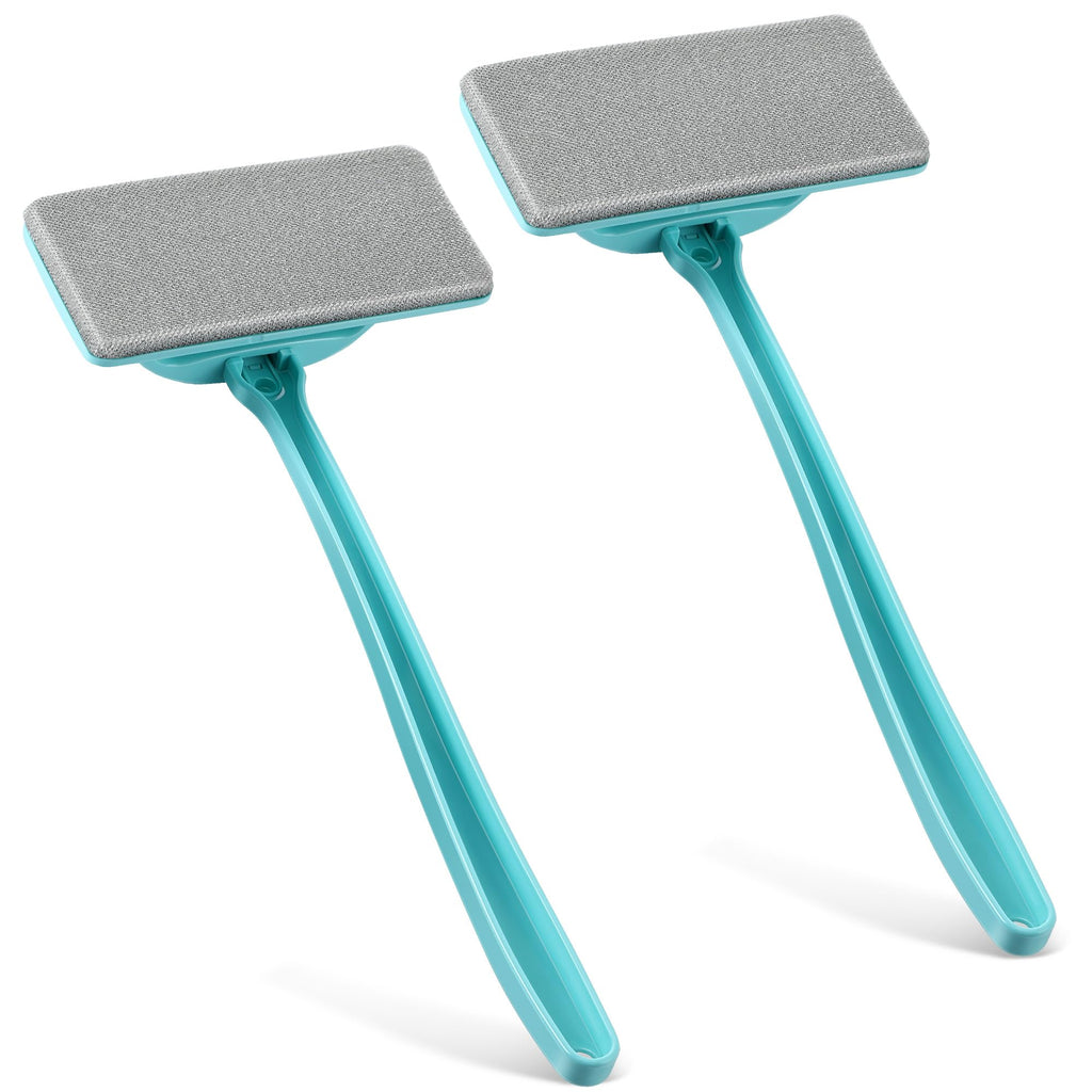 Enhon 2 Pack Mesh Screen Cleaner, Window Screen Cleaning Brush Washing Equipment, Detachable Window Cleaner Tool with Wet and Dry Dual Use