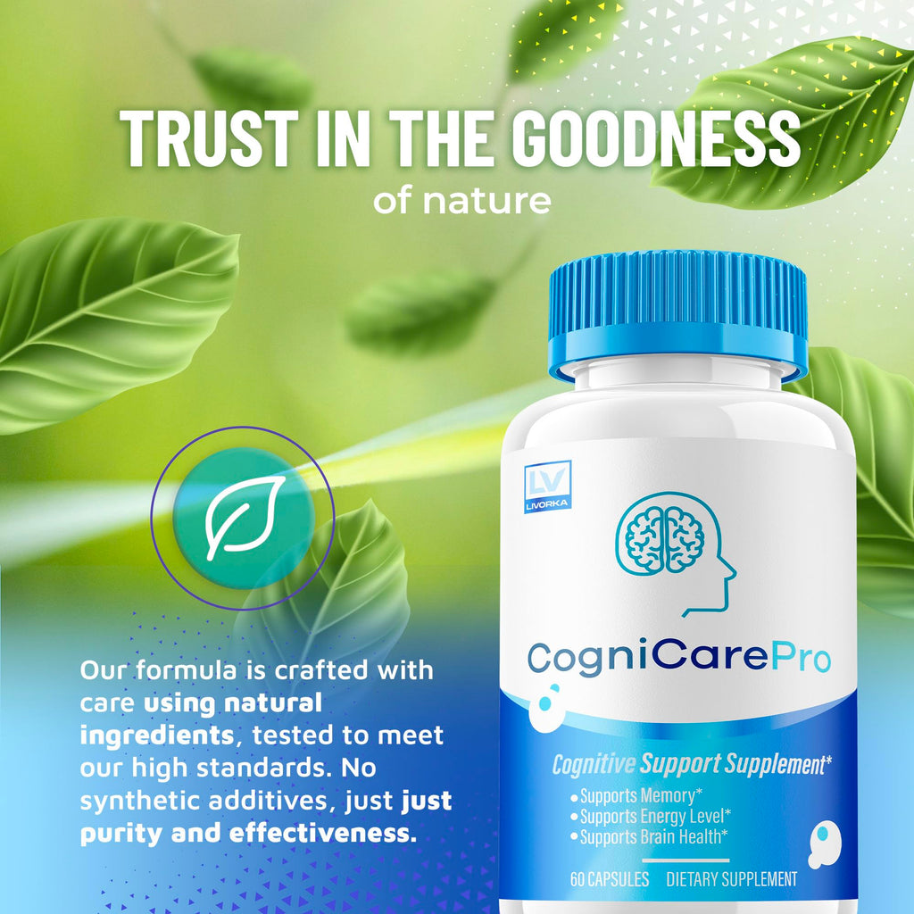 LIVORKA (5 Pack) Cognicare Pro Capsules, Cognicare Pro, Cognicare Pro Pills, Cognicare Pro Advanced Formula, Cognicare Pro Vitamins, Cognicare Pro Formula 300 Capsules for 5 Months