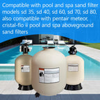 154712 Drain Cap Drain Plug Pool Sand Filter Drain Cap Compatible with Pentair Sand Dollar Top Mount Pool, Pentair Meteor, Cristal-Flo Ii Pool and Spa Aboveground Sand Filters (2 Pack)