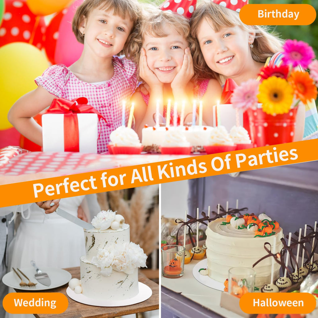 8 Pcs Cake Boards,10 inch Round Cardboard Cake Rounds Cake Base