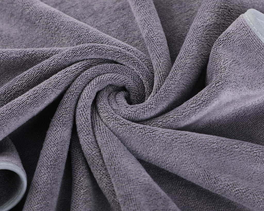 Wuwahold Microfiber Gym Towels Bigger Size Super Soft for Exercise Fitness, Sports, Workout, 380-GSM 15-Inch x 31-Inch Quick-Drying Towels (3 Pack, Grey)