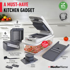 Mueller The Real Original Pro Vegetable Chopper & Mandoline Slicer, 10-in-1