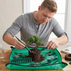 Bonsai Tools Kit 10Pcs Indoor & Outdoor Gardening Tool Potting Mat