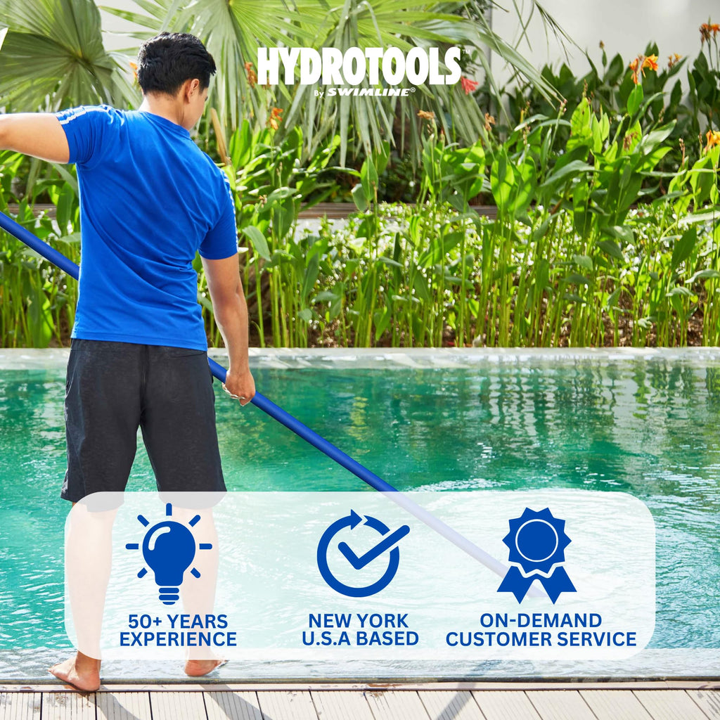 SWIMLINE HYDROTOOLS Standard Swimming Pool Vacuum Hose 1.25" X 18' For Inground Pools - Compatible With Vacuum Heads, Skimmers, Filter Pump Inlets, Above Ground Pools And Other Pool Accessories