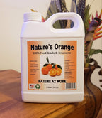 Nature's Orange 100% Pure Food Grade D-Limonene (Orange Oil Limonene Extract. Citrus Cleaner, Degreaser, and Deodorizer) 32 Fl. oz