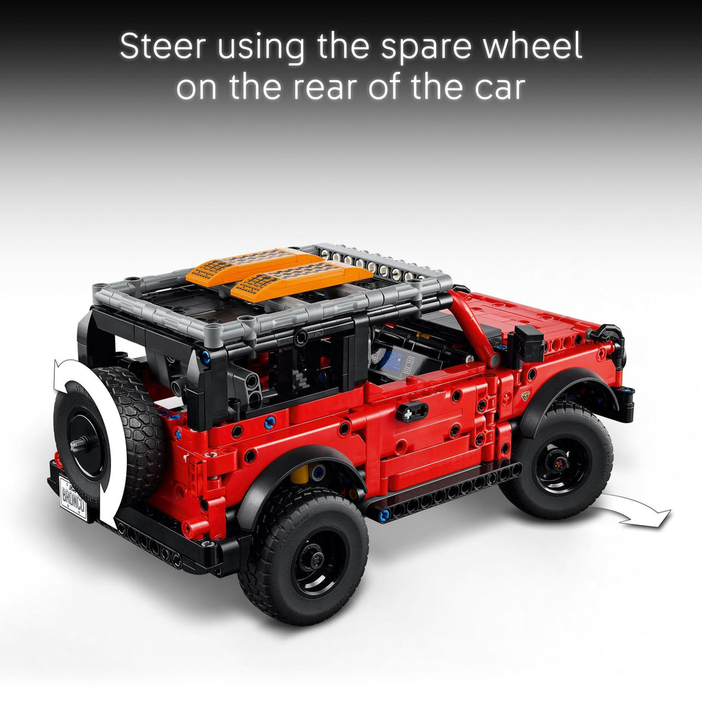 LEGO Technic Ford Bronco Kids Toy Car - Building Toy for Boys and Girls, Ages 10+ - Car Toy and Model Kit - Makes a Cool Birthday Gift for Kids - Authentic Ford Bronco Trim & Details - 42213