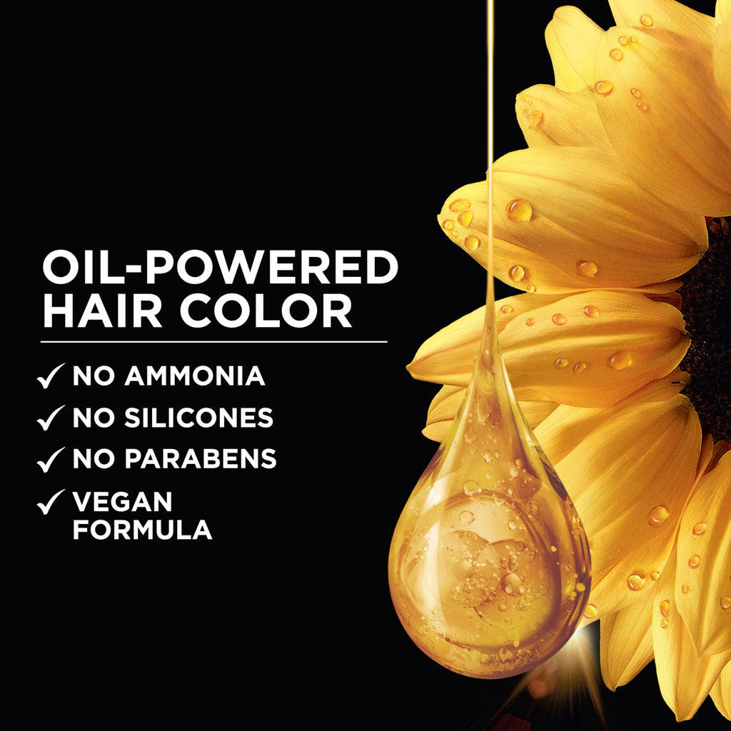 Garnier Olia Bold Ammonia Free Permanent Hair Color (Packaging May Vary), 7.45 Intense Fire Ruby, Red Hair Dye, 2 Count