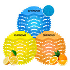 CHONOVO Urinal Screen Deodorizer, 12 Pack Urinal Cake Bulk with 3 Scents
