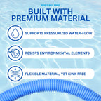 SWIMLINE HYDROTOOLS Standard Swimming Pool Vacuum Hose 1.25" X 18' For Inground Pools - Compatible With Vacuum Heads, Skimmers, Filter Pump Inlets, Above Ground Pools And Other Pool Accessories