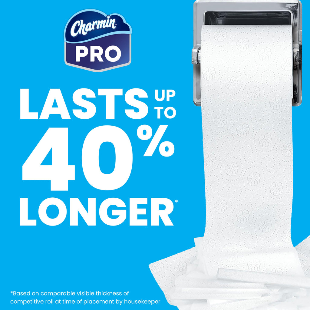 Charmin For Commercial Use Toilet Paper, Individually Wrapped, 2-Ply Standard Roll, 75 Rolls/Case, 450 Sheets/Roll
