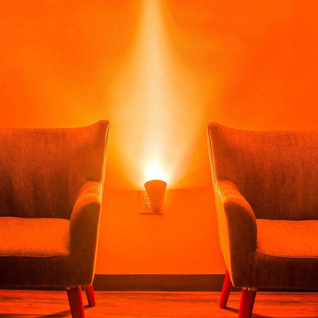 AURAGLOW Plugin GU10 Spotlight Uplighter Wall Sconce Wash Light Plug Socket Outlet Uplight Lamp - NO LED Bulb Included