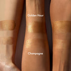 Isle of Paradise Sunny Serum Champagne - Bronzing Serum with Squalane, Niacinamide, and Jojoba Oil - 4-in-1 Instant Self Tan Primer, Base, Highlighter, and Body Bronzer - 1.01 fl. oz