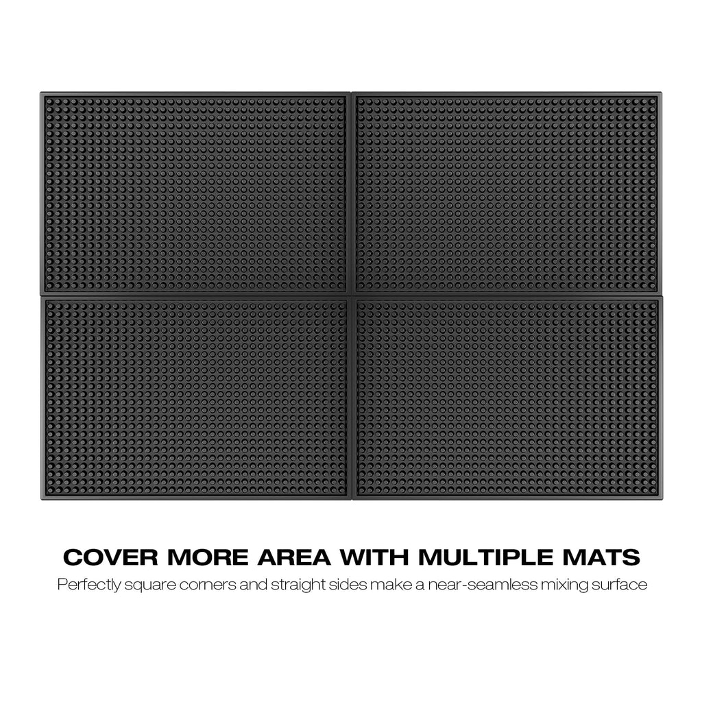 PEAKCLOUDS Bar Mat for Home BarDrink Mat for Countertop 18" x 12" 2pcs