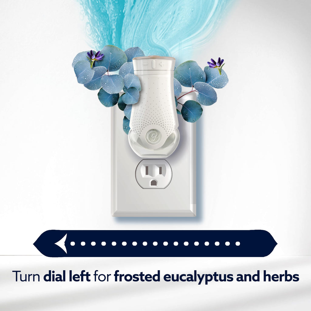 Glade PlugIns Refills with CustomScent Technology, Eucalyptus & Waterlily, 10 Refills