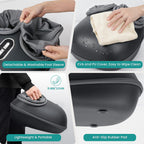 Nekteck Shiatsu Foot Massager with Heat [2026 Upgraded], 3 Modes Deep Kneading Therapy Air Compression, Feet Massage for Plantar Fasciitis, Relaxation Gifts for Men Women Mom Dad Birthday Father's Day
