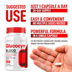 (3 Pack) Glucocyn - Glucocyn Capsules Glycogen Support, Official Gluco Cyn Supplement Pills Health & Wellness All Natural Ingredients, Glucosyn Plus Premium Advanced Formula, 90 Capsules for 3 Months