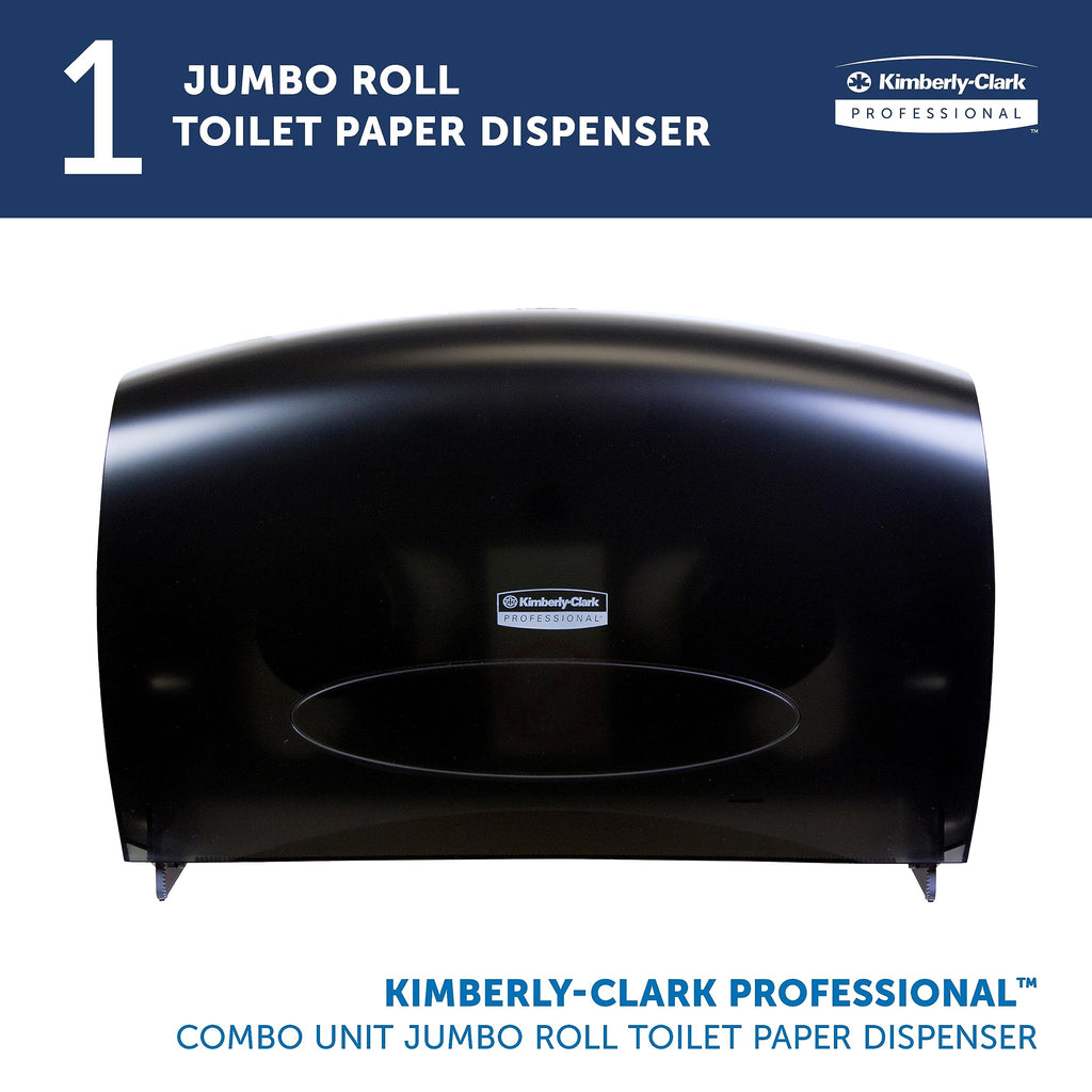 Scott Professional Jumbo Roll Toilet Paper Dispenser, Black (09551)