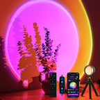 Sunset Lamp Projector with Remote/APP Control,360° Multi-Color Sunset Light