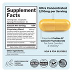 Glucosamine Chondroitin MSM Joint Support Supplement - Collagen Peptides, Turmeric and Ginger, Hyaluronic Acid, Glucosamine Chondroitin Sulfate for Joint Comfort - Gluten Free, Non GMO, 90 Capsules