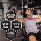 BSN N.O.-XPLODE Pre Workout Powder, Energy Supplement for Men and Women with Creatine and Beta-Alanine, Watermelon, 60 Servings, 2.45 Pound (Packaging May Vary)
