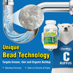 ComStar Pure Lye 400 Pound - Unique Sodium Hydroxide Beads | Drain Opener & Soap Making | Biodegradable, Eco-Friendly (30-502)