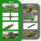 SHCCPPJ U-Shape Cucumber Trellis for Raised Bed 51.5''Lx50.5''Wx44''H