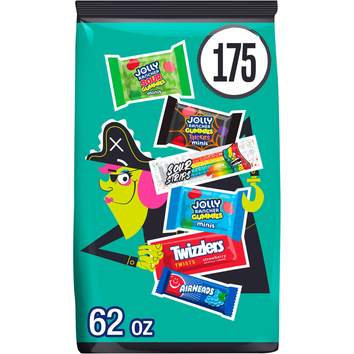 Jolly Rancher, Twizzlers, Sour Strips, Airheads - 175 ct