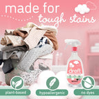 Dreft Stain Remover for Baby Clothes and Hypoallergenic Baby Stain Remover Spray Plus Travel Size Stain Treater Pen, 24 Fl Oz ( Pack of 2 + Stain Pen)