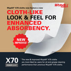 WypAll PowerClean X70 Medium Duty Cloths, 10 x 96 Towels (41455)