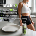 KetoneAid Ke2 Veech Ketone Ester 25% Concentrate | Not Bad Apple | No Caffeine, No Sugar, No BHB Salt | Exogenous Ketone D-BHB Ester | 25g KE & 10 Serv. per Bottle (3 Count)