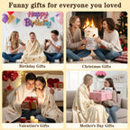 Mermaker Burrito Tortilla Taco Blanket 71 inches for Adult Kids, Realistic Tortilla Throw Blanket Funny Gifts for Women Men Teen Boy Girl, Soft Flannel Food Blanket for Christmas Birthday Gifts-Yellow