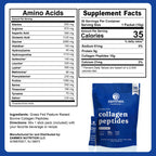 Premium Collagen Peptides Powder, 30 Sticks Travel Packets(Type I, III), Unflavored Collagen Protein Powder to Go, Hydrolyzed Collagen Peptides for Skin Hair Nail Joint, 10g per Serving, Paleo & Keto
