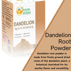 Herbs Botanica Dandelion Root Powder 100% Natural Dandelion Root for Herbal Tea, Detox & Wellness – Finely Ground, Additive-Free Vegan Supplement – 8 oz Resealable Pack