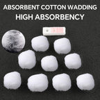 JINMUNIC Flint and Wick Replacement Set-Upgraded Lighter Repair Kit for Fluid Lighter & Insert(Metal Gasket,Wick with Needle,Spring,Cotton Balls,Flint & Screw Tool)