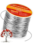 FIVEIZERO 18 Gauge 304 Stainless Steel Wire for Jewelry Making,28yd Stainless Steel Jewelry Wires Thin Metal Craft Wire for Necklace,Bracelet,Earring,Bead Stringing,DIY,Floral and Home Crafts