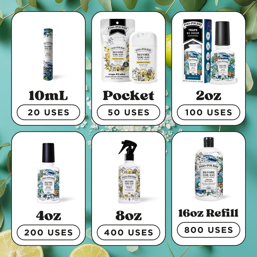 Poo~Pourri 16oz Fresh Sea Salt