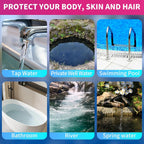 PooTe 21 in 1 Water Testing Kits for Drinking Water - Accurate Drinking Water Test Kit - Water Test Strips for House Water Well and Tap Water for pH Hardness Chlorine Lead Iron Bacteria & More