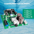 2026 GLX-PCB-RITE Control Board & GLX-PCB-DSP Display Board Set – Compatible with Hayward/Goldline Aqua Rite Saltwater Systems – Complete Pool Chlorinator Replacement Kit - Green