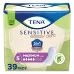 TENA Sensitive Care Maximum Absorbency Incontinence Pads for Women, Bladder Control Pad, Long Length, 39 Count (Packaging May Vary)