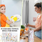 Noveread 36 Pack Reusable Kitchen Cloths Cotton Towels, Wildflowers