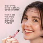 Burt's Bees Shimmer Lip Tint Set, Tinted Lip Balm Stick, Moisturizing for All Day Hydration with Natural Origin Glowy Pigmented Finish & Buildable Color, Champagne (4-Pack)
