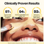 Gleamin Vitamin C Clay Mask for Dark Spots - Brightening Clay Face Mask with Turmeric, Deep Cleansing & Pore Refining Treatment, Helps Improve Uneven Tone & Post-Blemish Texture, 2.5 oz Up to 20 Uses
