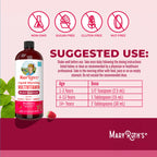 MARYRUTH'S Liquid Morning Multivitamin for Women, Men & Kids | Vitamin A C D E B6 B12 Biotin Zinc | Beauty | Vegan | Non-GMO | Gluten Free | 32 Servings