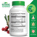 Botanic Choice Pro-Advanced Urinary Formula-Blend for Urinary Tract Health Support - Magnesium Cranberry Uva Ursi Damiana - 60 Capsules